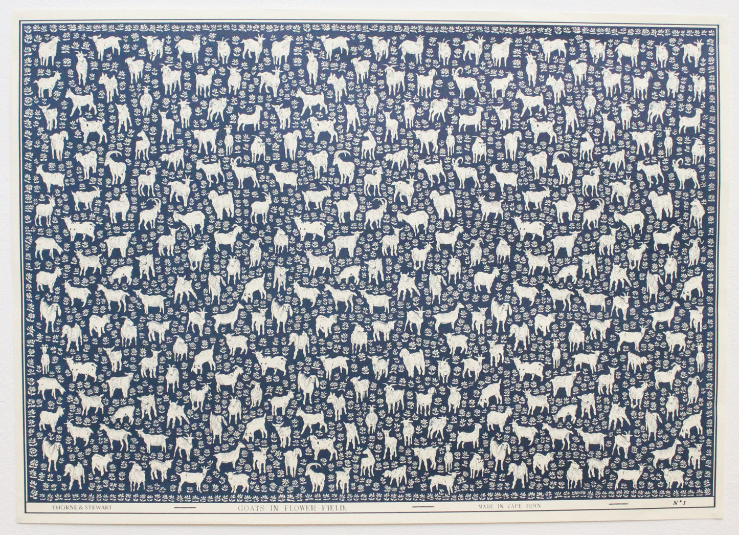 Wrapping Paper - Goats in Flower Field (PACK OF 6)