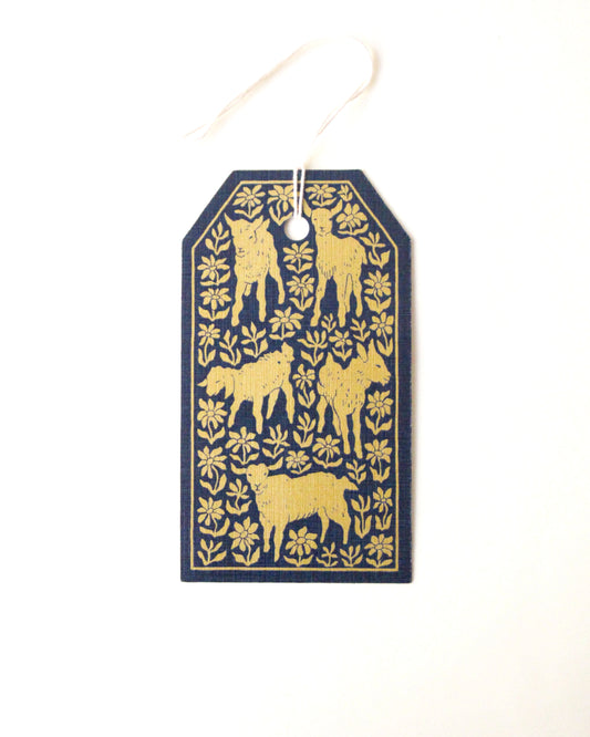 Gift Tags - Goats in Flower Field (PACK OF 6)