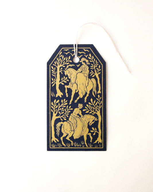Gift Tags - Ladies on Horses (PACK OF 6)