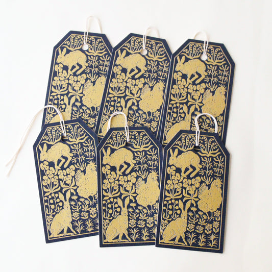 Gift Tags - Wild Fields (PACK OF 6)